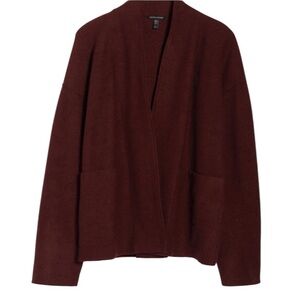 Eileen Fisher Wool Open Front Jacket